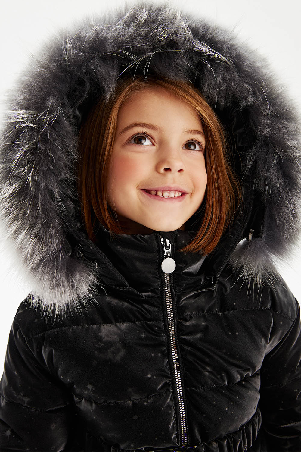 Зимняя куртка с натуральным мехом (PUFWG-216-20117-107) Silver Spoon
