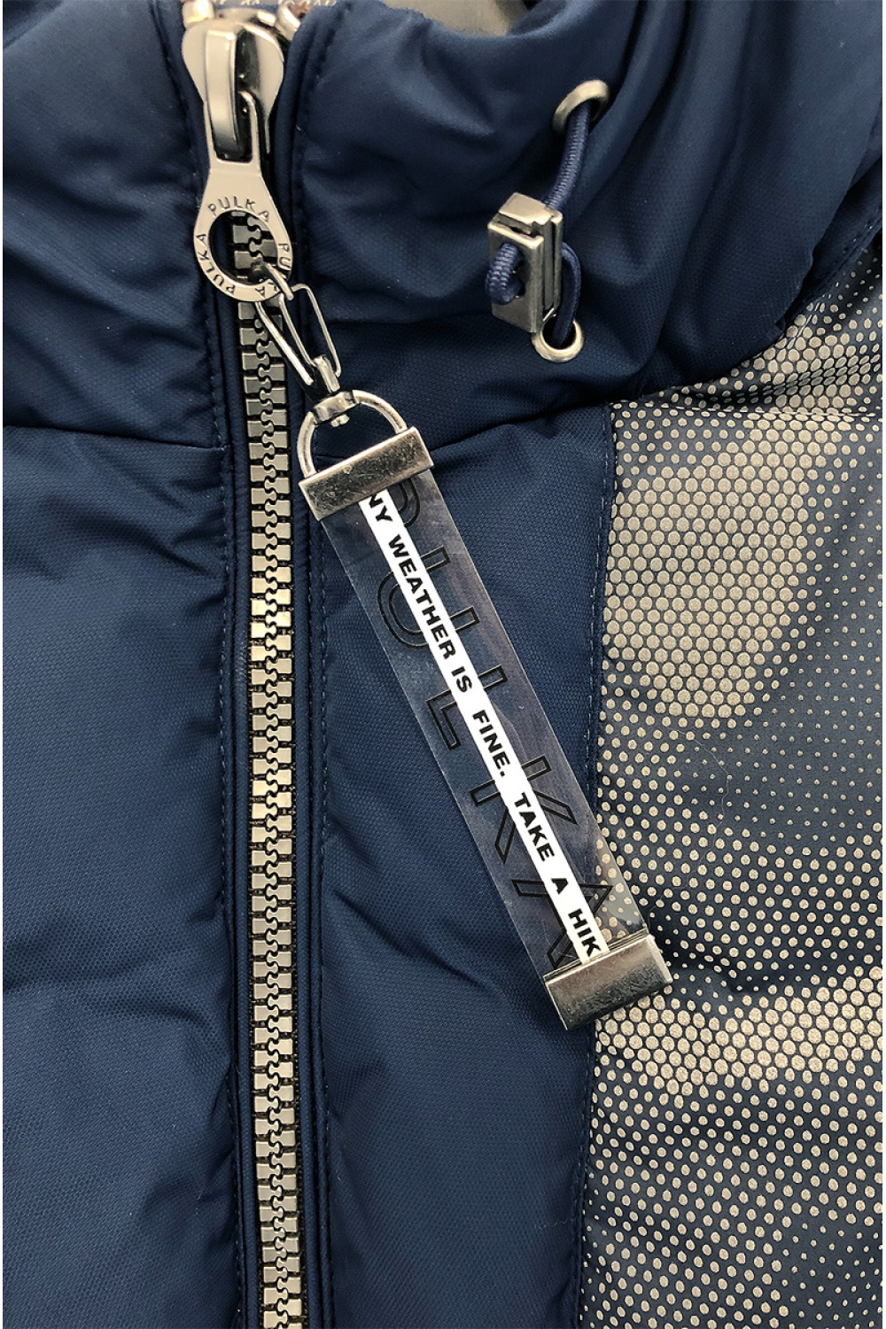 Зимняя удлиненная куртка с натуральным мехом (PUFWB-026-10101-300) Silver spoon