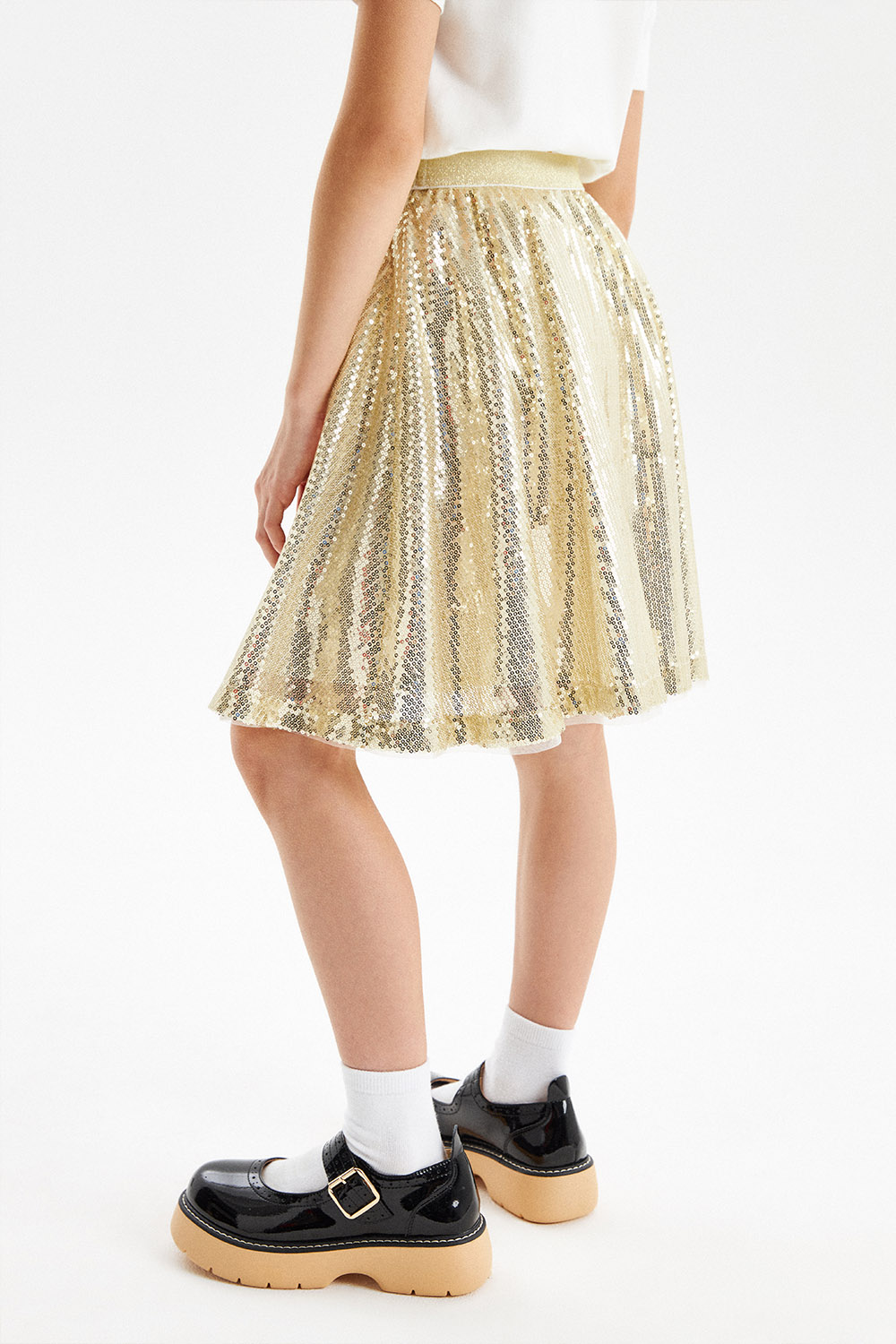 Золотая юбка с пайетками (SNFWG-319-26834-900) Silver spoon